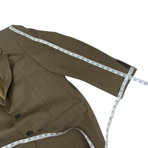 Pronto Uomo Mens Blazer | 40R | Houndstooth | Old Money Countryside Academia - Picture 8 of 11